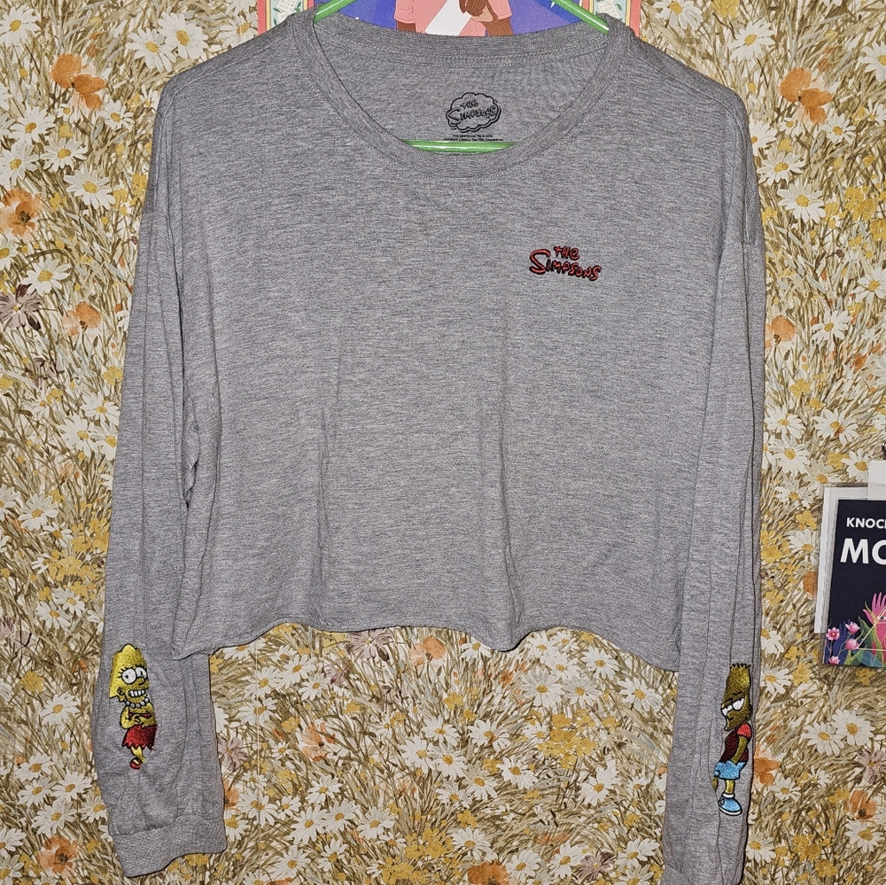 Bart and Lisa Simpson long-sleeved shirt